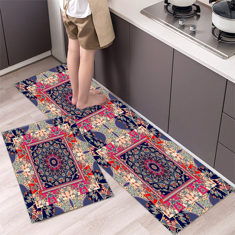 💥49% de descuento 【40*60cm+40*120cm】🌺Alfombra de cocina antideslizante absorbente alfombra de cocina larga  3873548