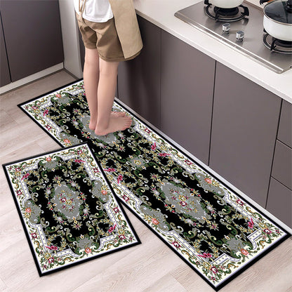 💥49% de descuento 【40*60cm+40*120cm】🌺Alfombra de cocina antideslizante absorbente alfombra de cocina larga  3873548