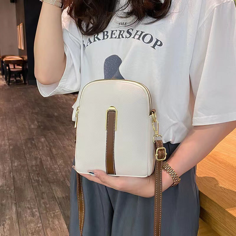 👜Moderní dámská crossbody kabelka z PU kůže 