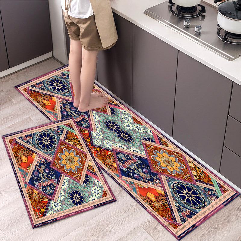 💥49% de descuento 【40*60cm+40*120cm】🌺Alfombra de cocina antideslizante absorbente alfombra de cocina larga  3873548