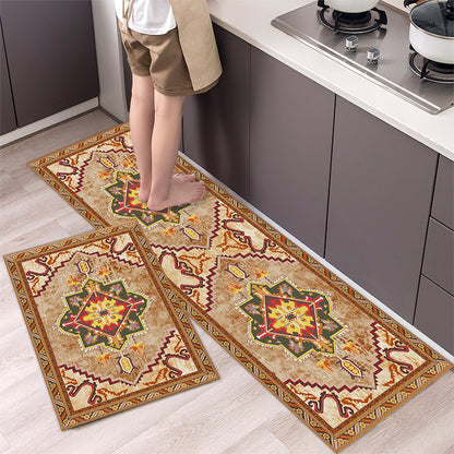 💥49% de descuento 【40*60cm+40*120cm】🌺Alfombra de cocina antideslizante absorbente alfombra de cocina larga  3873548