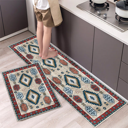 💥49% de descuento 【40*60cm+40*120cm】🌺Alfombra de cocina antideslizante absorbente alfombra de cocina larga  3873548